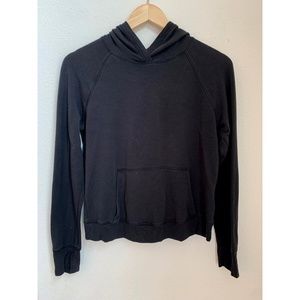 ATHLETA Girl Super Soft Pullover Hoodie Black Size XL/14